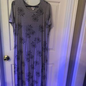 LuLaRoe Maria Maxi (Floor Length) Dress - XL